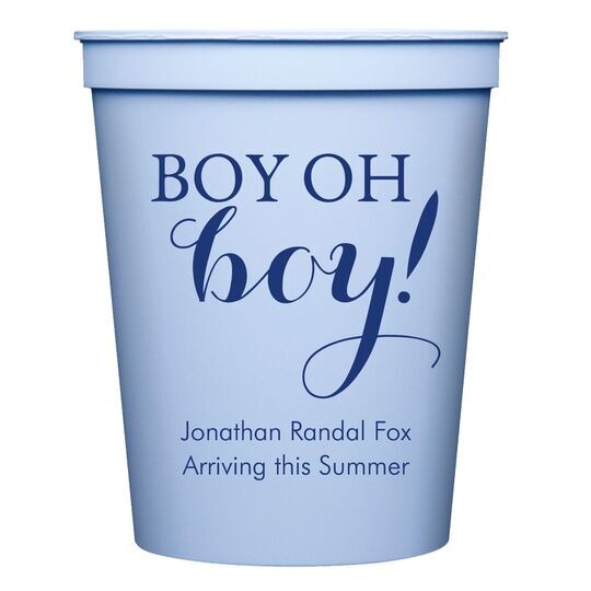 Boy Oh Boy Stadium Cups