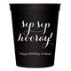 Elegant Sip Sip Hooray Stadium Cups Image 1 of 4