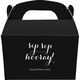 Elegant Sip Sip Hooray Gable Favor Boxes Image 1 of 4