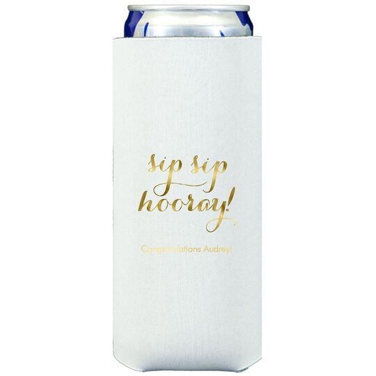 Elegant Sip Sip Hooray Collapsible Slim Huggers