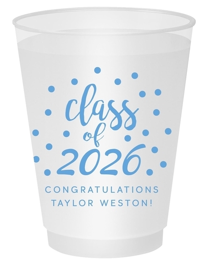 Class of Confetti Dots Shatterproof Cups