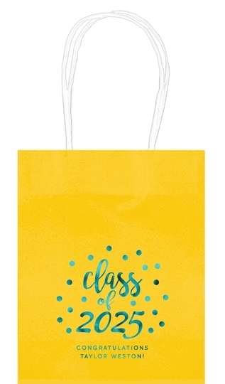 Class of Confetti Dots Mini Twisted Handled Bags