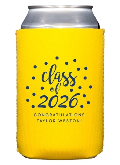 Class of Confetti Dots Collapsible Huggers