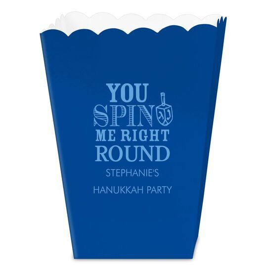 You Spin Me Right Round Mini Popcorn Boxes
