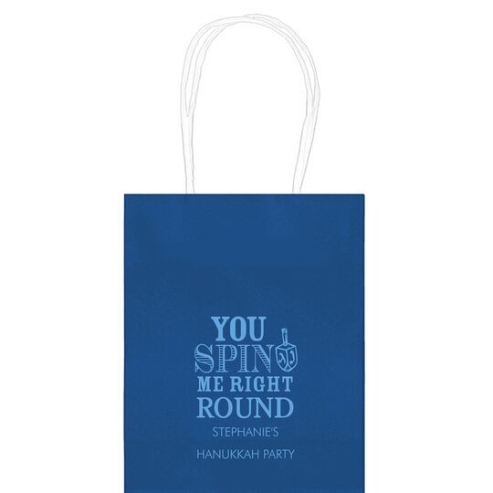 You Spin Me Right Round Mini Twisted Handled Bags