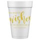 Bridal Shower Wishes Styrofoam Cups Image 2 of 2