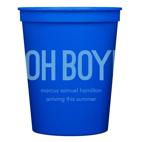 Bold Oh Boy Stadium Cups