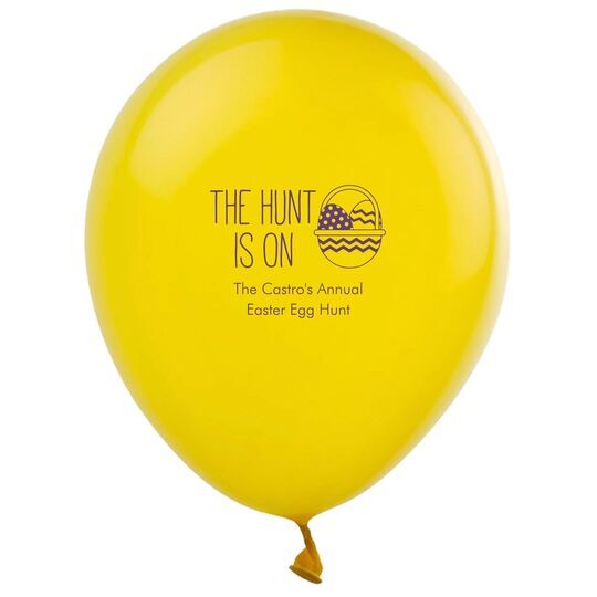 The Hunt Is On Latex Balloons