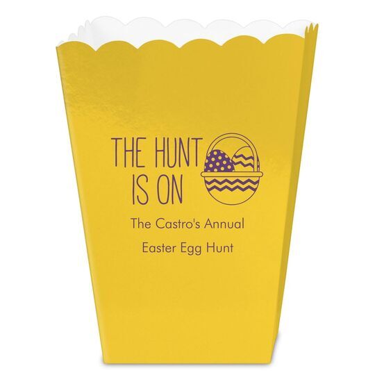 The Hunt Is On Mini Popcorn Boxes