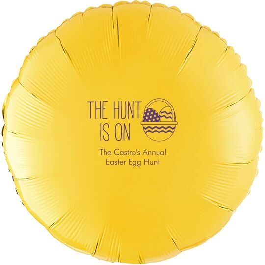 The Hunt Is On Mylar Balloons