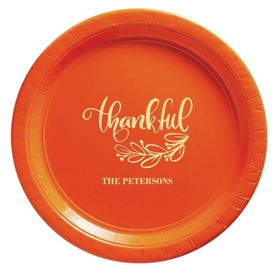 Thankful Paper Plates