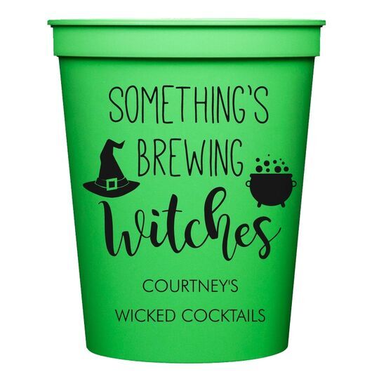 Something's Brewing Witches Stadium Cups