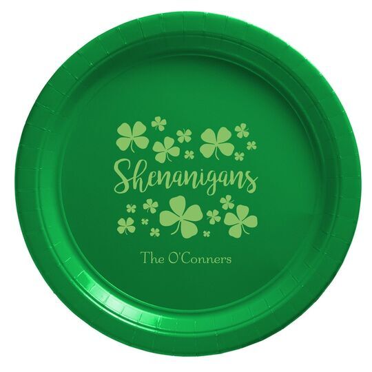 Shenanigans Paper Plates