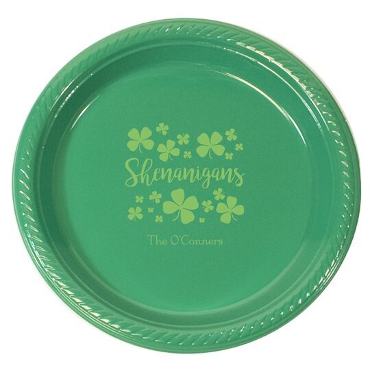 Shenanigans Plastic Plates