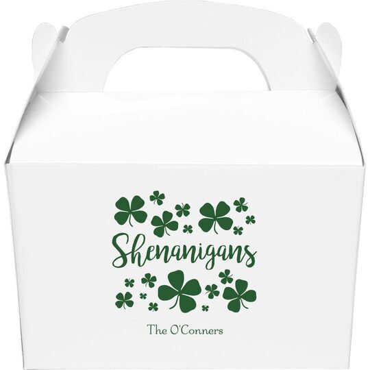 Shenanigans Gable Favor Boxes