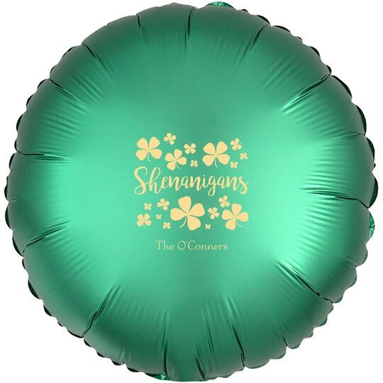 Shenanigans Mylar Balloons