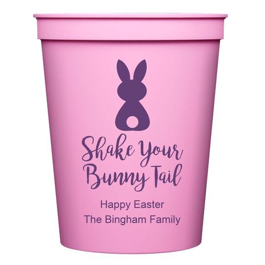 Shake Your Bunny Tail Stadium Cups