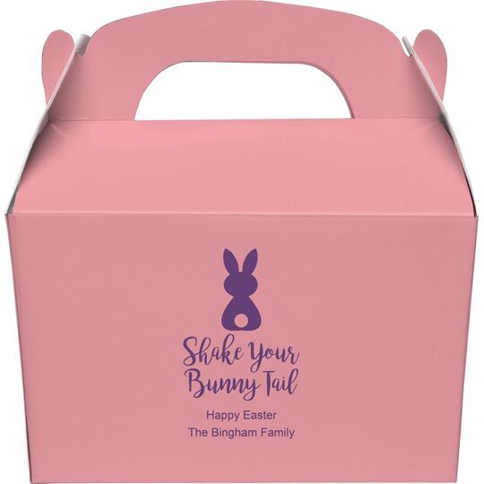 Shake Your Bunny Tail Gable Favor Boxes