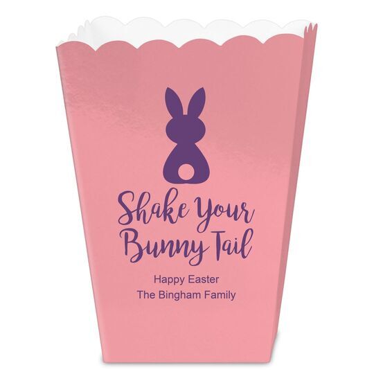 Shake Your Bunny Tail Mini Popcorn Boxes