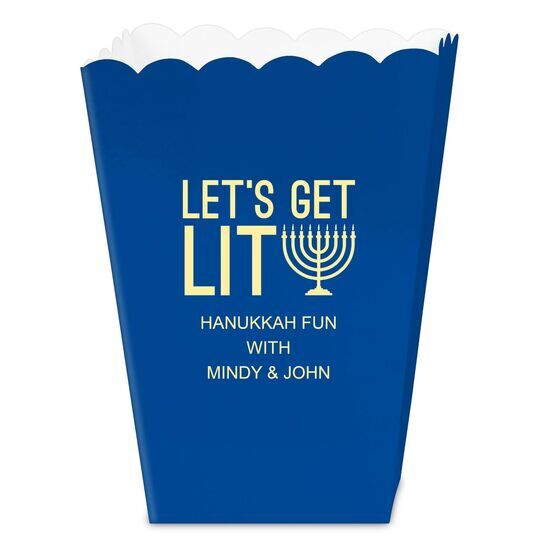 Let's Get Lit Mini Popcorn Boxes