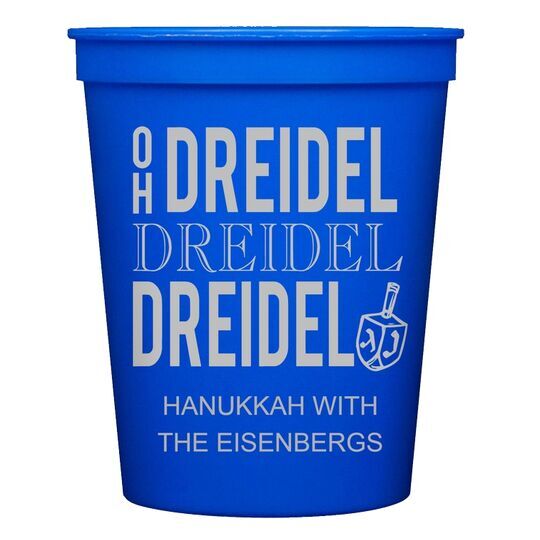 Oh Dreidel Stadium Cups