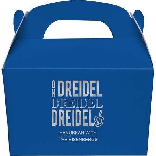 Oh Dreidel Gable Favor Boxes