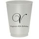 Elegant Initial Colored Shatterproof Cups Image 3 of 5