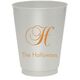 Elegant Initial Colored Shatterproof Cups Image 2 of 5