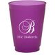 Elegant Initial Colored Shatterproof Cups Image 4 of 5