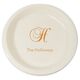 Elegant Initial Plastic Plates Image 3 of 5