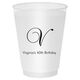 Elegant Initial Shatterproof Cups Image 2 of 5