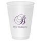 Elegant Initial Shatterproof Cups Image 3 of 5