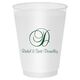 Elegant Initial Shatterproof Cups Image 1 of 5
