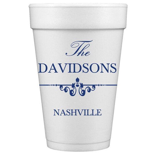 Fleur Bar Styrofoam Cups