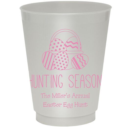 Hunting Season Easter Colored Shatterproof Cups