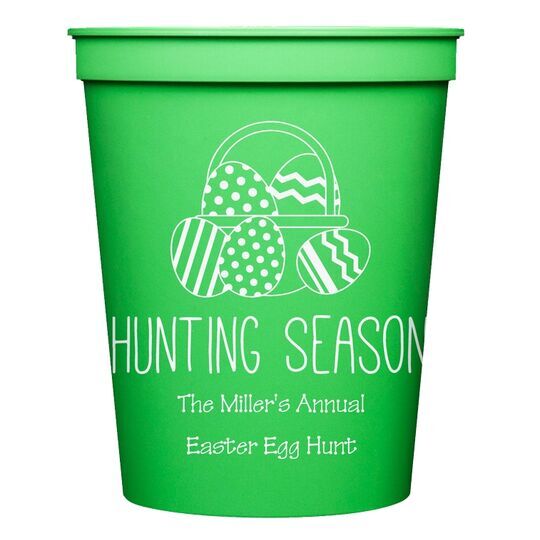 Hunting Season Easter Stadium Cups