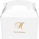 Elegant Initial Gable Favor Boxes Image 3 of 5