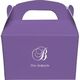 Elegant Initial Gable Favor Boxes Image 4 of 5