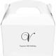 Elegant Initial Gable Favor Boxes Image 5 of 5