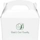 Elegant Initial Gable Favor Boxes Image 1 of 5