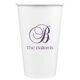 Elegant Initial Paper Coffee Cups Image 3 of 5