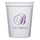 Elegant Initial Stadium Cups Image 3 of 5