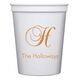 Elegant Initial Stadium Cups Image 5 of 5