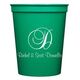 Elegant Initial Stadium Cups Image 1 of 5