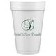 Elegant Initial Styrofoam Cups Image 1 of 5