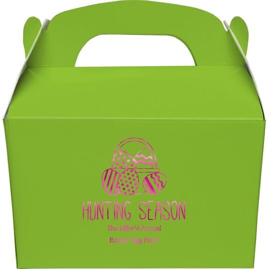 Hunting Season Easter Gable Favor Boxes