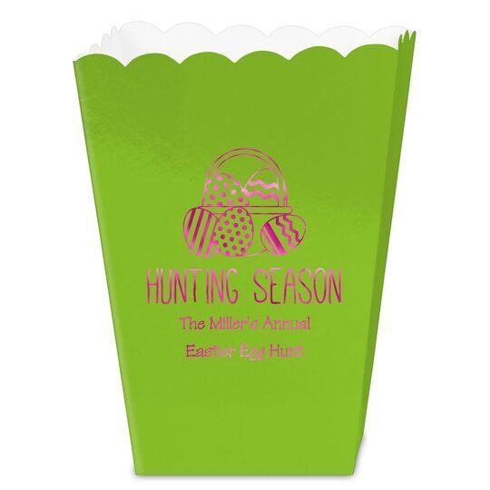 Hunting Season Easter Mini Popcorn Boxes