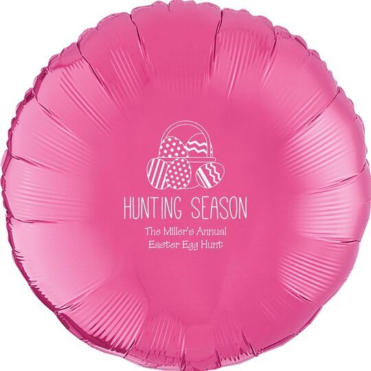 Hunting Season Easter Mylar Balloons