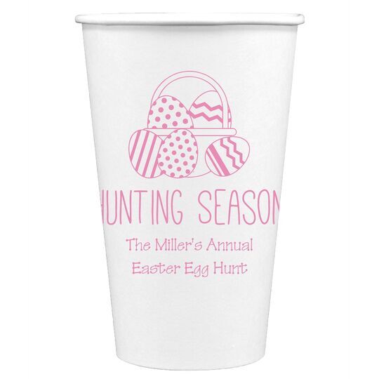 Hunting Season Easter Paper Coffee Cups