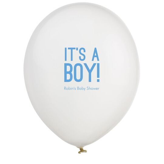 It's A Boy Latex Balloons